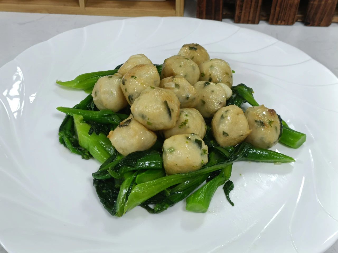 香蔥魚丸